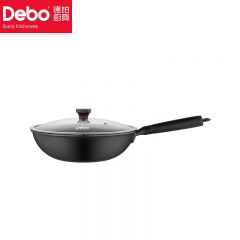 徳铂（Debo） 凯瑞斯炒锅家用炒菜锅不粘锅耐磨耐腐蚀健康无涂层DEP-836