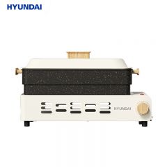 HYUNDAI电烤架电蒸锅电煮锅电火锅家用多功能烤鱼烤肉锅多用途不粘料理锅（多功能料理锅）MJSK-04