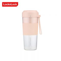 乐扣乐扣（LOCK&LOCK） EJJ1327PIK便携式鲜榨现饮USB快速充电一键开关操作简单易清洗果汁杯粉色
