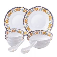 康宁（Corelle Brands）  康宁冰萃玲珑彭巴杜夫人系列餐具10件套  CB-BPBD10/KZ/LS