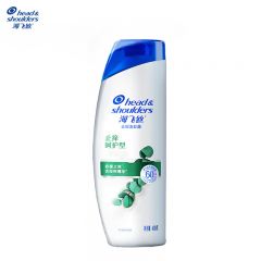 海飞丝 去屑止痒洗发水400ml 男女士洗发露洗头膏液滋润头皮