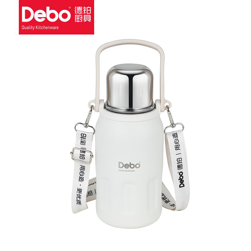 德铂（Debo） 钛享(真空保温壶)DEP-DS386白色携带便携