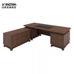 中泰（jongtay） J-B0WL28老板桌办公桌大班台新中式总裁桌大气经理桌 2800W×1100D×760H