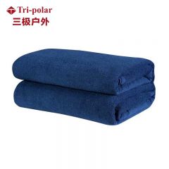 三极户外（Tri-Polar） TP2834  单人宿舍全棉空调毛毯深蓝900g150*200cm