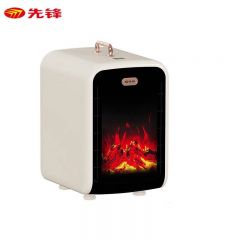 先锋（SINGFUN） 壁炉石墨烯取暖器家用暖风机恒温节能速热电暖器小型仿真炭火电暖气卧室办公室遥控定时电热风机 【遥控+触控】DNF-TH1R