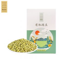 姚朵朵 五谷杂粮绿豆汤粥绿豆糕原料 有机绿豆400g
