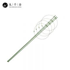 九千谷 植物攀爬支架 花盆爬藤花架蔷薇月季葡萄固定支柱蟹爪兰铁线莲昙花支撑防倒固定架子120cm4658