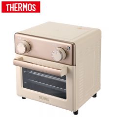 膳魔师（THERMOS） 电烤箱家用小型8L容量大功率可视外观精准控温操作简单专业烘焙易操作可定时防烫把手EHA-5104A