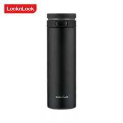 乐扣乐扣（LOCK&LOCK） LHC3274BLK保温保冷一键开盖内置茶网保温杯316不锈钢内胆办公外出通勤黑色430ml