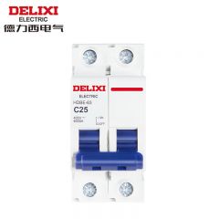 德力西电气 小型断路器 微型断路器 空气开关 HDBE-63 C型 2P 25A  HDBE632C25