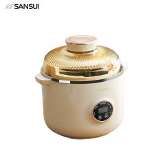 山水（SANSUI） SDZ-19S山水电炖锅隔水炖锅1-2人食陶瓷炖盅宝宝辅食锅304不锈钢内胆+陶瓷炖盅 1.2L