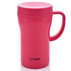 虎牌（TIGER） 保温杯不锈钢真空办公杯男女时尚泡茶水杯子 CWN-A48C 480ML 粉色回忆PI