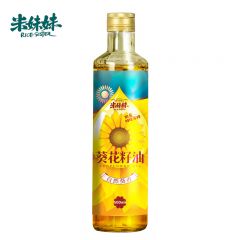 米妹妹（MIMEIMEI） 葵花籽油500ml 食用油物理压榨家庭烹饪炒菜油