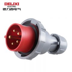德力西电气 工业用插头 DEP2-0152 IP67 16A 5芯 415V DHADEP20152R 红色