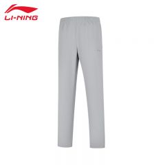 李宁（LI-NING） AYKV665-1男士舒适透气运动长裤休闲裤吸湿排汗速干裤地质灰5XL码