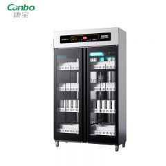 康宝（Canbo） 商用消毒柜双开门紫外线立式大容量星级消毒烘干餐饮食堂饭店厨房餐具消毒碗筷柜一星级600L全钢板架XDZ600-CR4A1