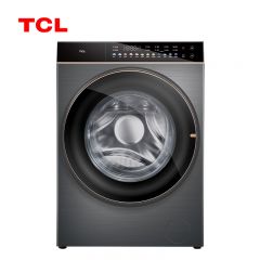 TCL 洗衣机 10公斤直驱变频电机洗烘一体 滚筒洗衣机 G100C6-HDI莫奈青