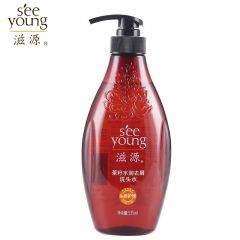 滋源（seeyoung）茶籽水润去屑洗发水男女士洗头乳保湿润泽轻盈无硅油535ml