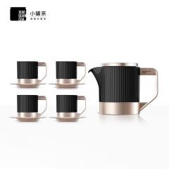 小罐茶 茶具骨瓷整套茶具泡茶杯子高端茶具礼盒装送人杯子黑色410ml