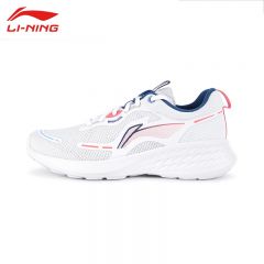 李宁（LI-NING） ARSV122-3女士轻云舒适透气休闲慢跑鞋标准白39码