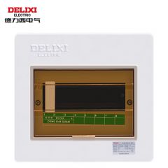 德力西电气 照明配电箱 照明强电箱配电箱强电布线箱透明门 8回路暗装式 CDPZ30SR8