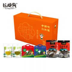 长岭尖 菌菇干货香菇木耳梅干菜五谷杂粮绿豆黄小米员工福利伴手礼品 端午礼盒 潮礼1476g