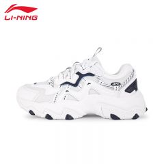 李宁（LI-NING） AGCV399-1猫爪舒适透气男款经典休闲鞋标准白39