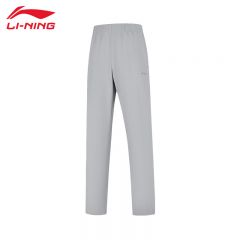 李宁（LI-NING） AYKV656-4女士舒适透气运动长裤休闲裤吸湿排汗速干裤地质灰3XL码