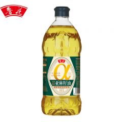 鲁花 食用油 压榨特香 亚麻籽油1.6L