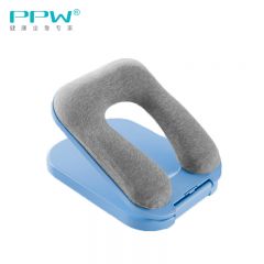 PPW 午睡枕趴睡枕头小学生午休枕便携桌上睡觉可折叠午睡神器彩雀蓝212502P0108MS9