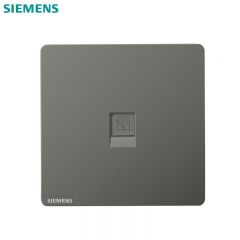 西门子（SIEMENS） 5UH26613NC02 一位电话插座 皓彩系列 深灰银家用电话专用插座