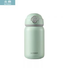 北鼎（Buydeem） 弹盖保温杯CD1010浅杉绿316L不锈钢迷你便携儿童水杯 男女户外保温杯
