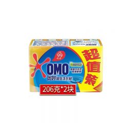 奥妙（OMO） 内衣皂透明皂温和清洁去污渍温和不伤手 去污渍洗衣皂206g*2