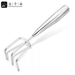 九千谷 园艺工具不锈钢小耙子 园林工具种花养花种菜园艺种植锄头除草户外多功能农用农具4443