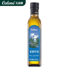 克莉娜 物理冷榨食用油热炒油 亚麻籽油500ML