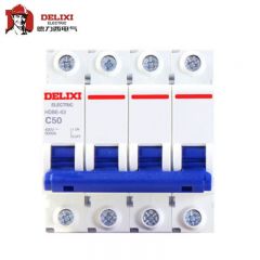 德力西电气（DELIXI ELECTRIC） HDBE-63小型断路器；HDBE-63 D型 4P 3A