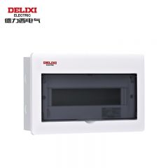 德力西电气 家用强电箱 21回路 标准型 暗装 透明门 CDEN1-AR21T