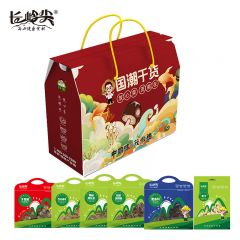 长岭尖 菌菇干货黄花菜茶树菇莲子银耳员工福利送礼伴手礼 端午礼盒 国潮638g