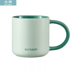 北鼎（Buydeem） CD1018/A1 绿色陶瓷马克杯 情侣水杯咖啡杯办公室喝茶杯 家用亲子水杯子
