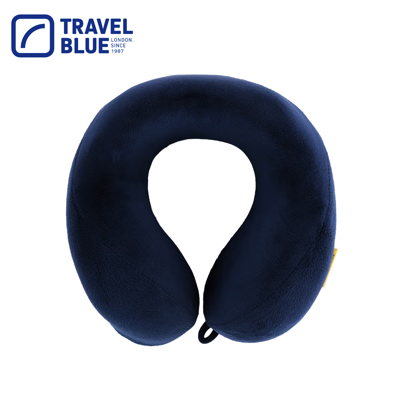 蓝旅（TRAVEL BLUE） 212记忆棉u型枕汽车高铁飞机旅行护颈枕宁静颈枕深蓝色