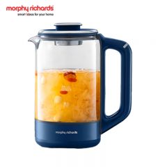 摩飞（Morphyrichards） MR4011养生壶煮茶器烧水壶恒温调奶器玻璃煮茶壶花茶壶烹煮智能菜单1.5L大容量 蓝色
