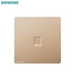 西门子（SIEMENS） 5UH26713NC03 一位六类电脑插座 家用墙面插座 皓彩系列 日曜金网络插座插口