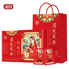 富昌 大枣礼盒 新疆特产礼品 若羌灰枣礼盒1680g