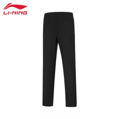 李宁（LI-NING） AYKV665-2男士舒适透气运动长裤休闲裤吸湿排汗速干裤黑色5XL码