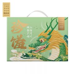 姚朵朵 海产干货养生茶饮 有机银耳黄豆白砂糖绿豆汤粥料食材 节日福利伴手礼 珍馐神兽礼盒1970g