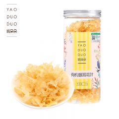 姚朵朵 白木耳南北干货银耳羹冲泡即食早餐 有机银耳花叶60g
