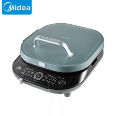 美的（Midea） 电饼铛家用可拆洗加大加深烤盘智能多功能大尺寸大饼锅双面煎烤 JKE3036