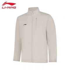 李宁（LI-NING） 防风保暖男款夹克AJDU301-5燕麦灰XXL