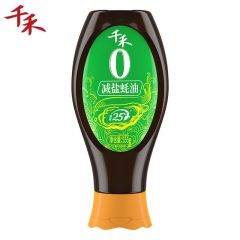 千禾 减盐蚝油555g 0添加 减盐25% 挤挤装蘸拌炖捞炒蒸调味料