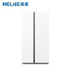 美菱（MeiLing） BCD-510WPBZJC白对开门双开门冰箱 家用510升超薄嵌入式底部散热全空间净味白色智能大容量玻璃门冰箱